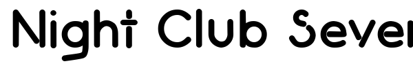Night Club Seventy font preview